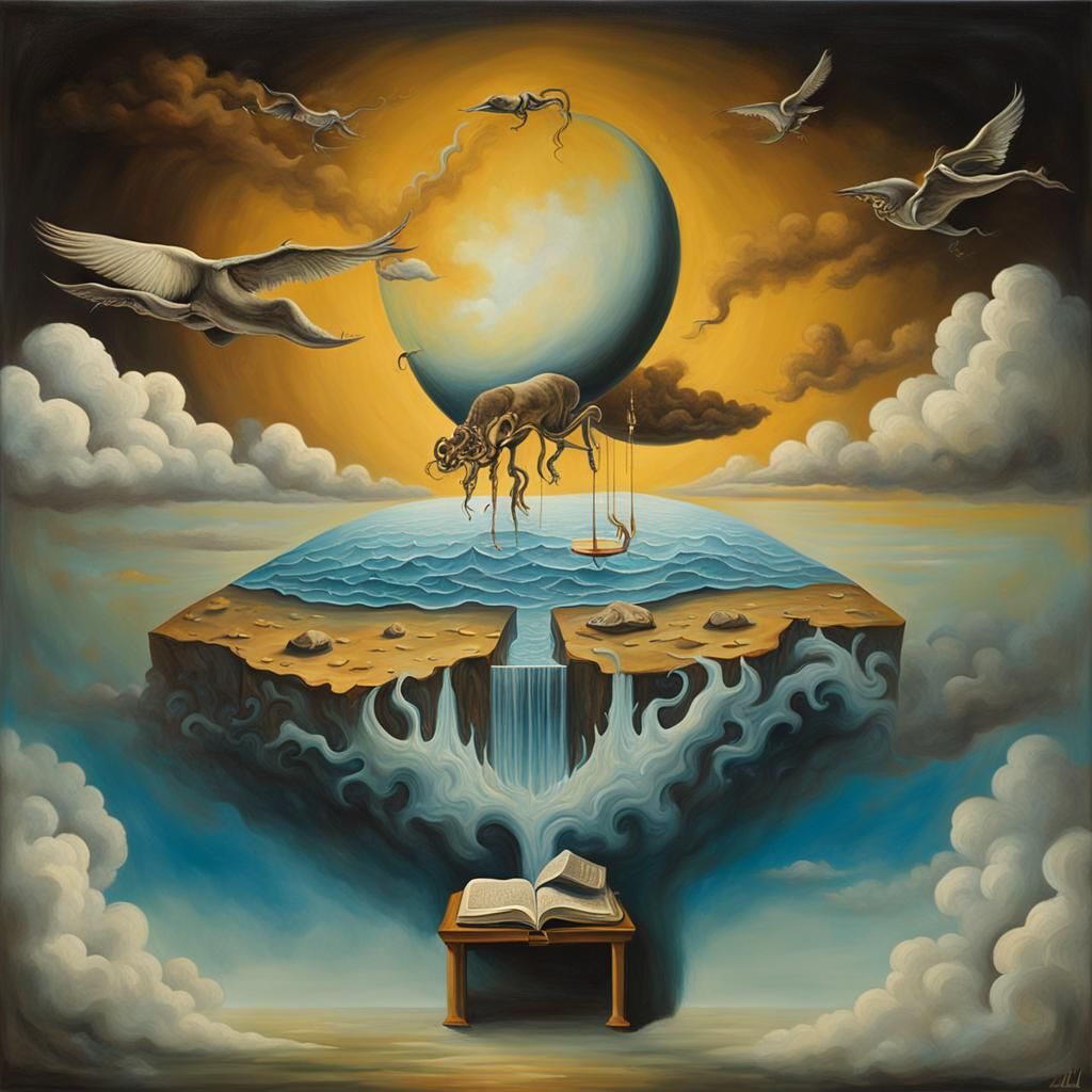 Surreal Hebrews 4:12 Inspired by Salvador Dali
