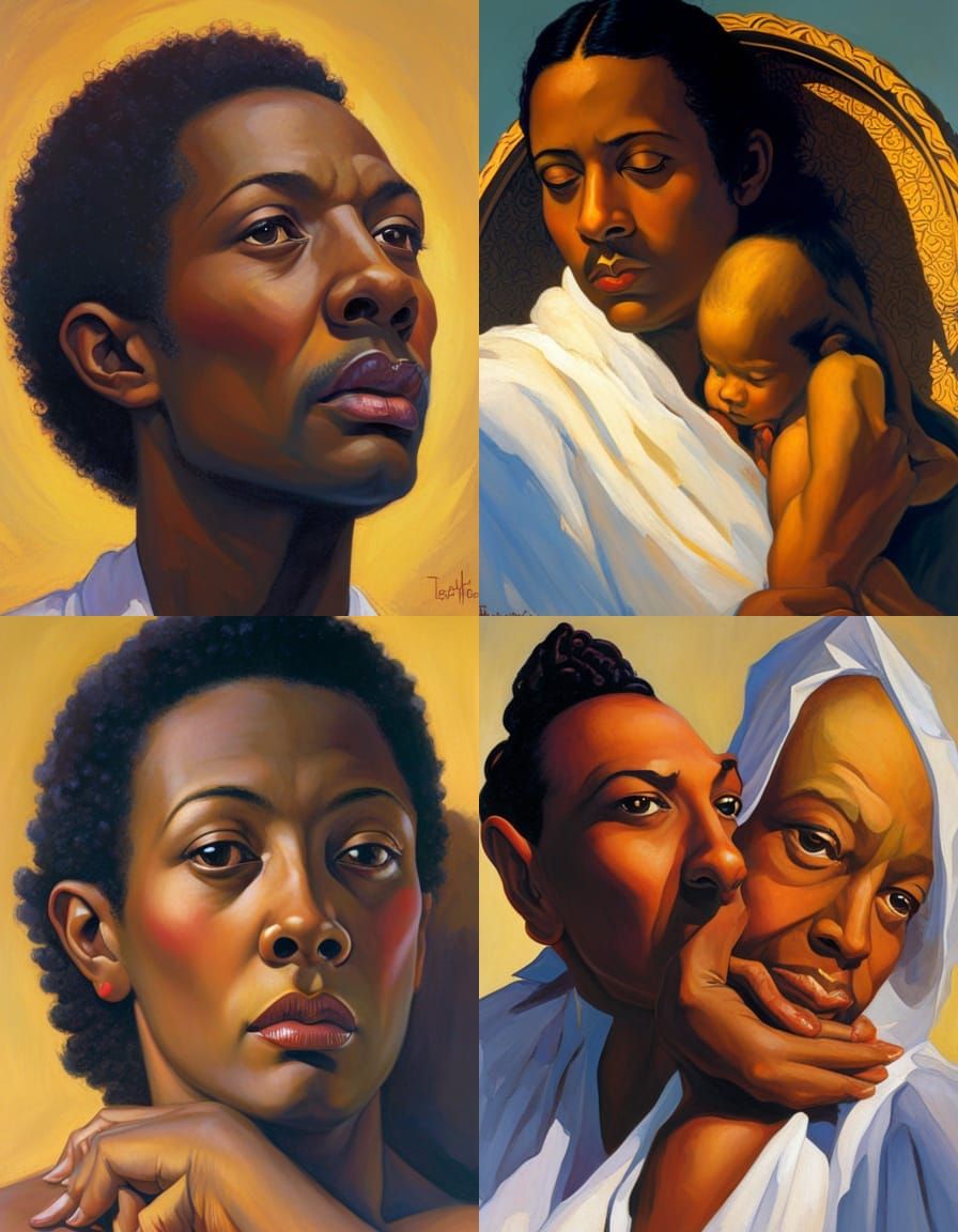 Dramatic Portrait in Thomas Blackshear Style