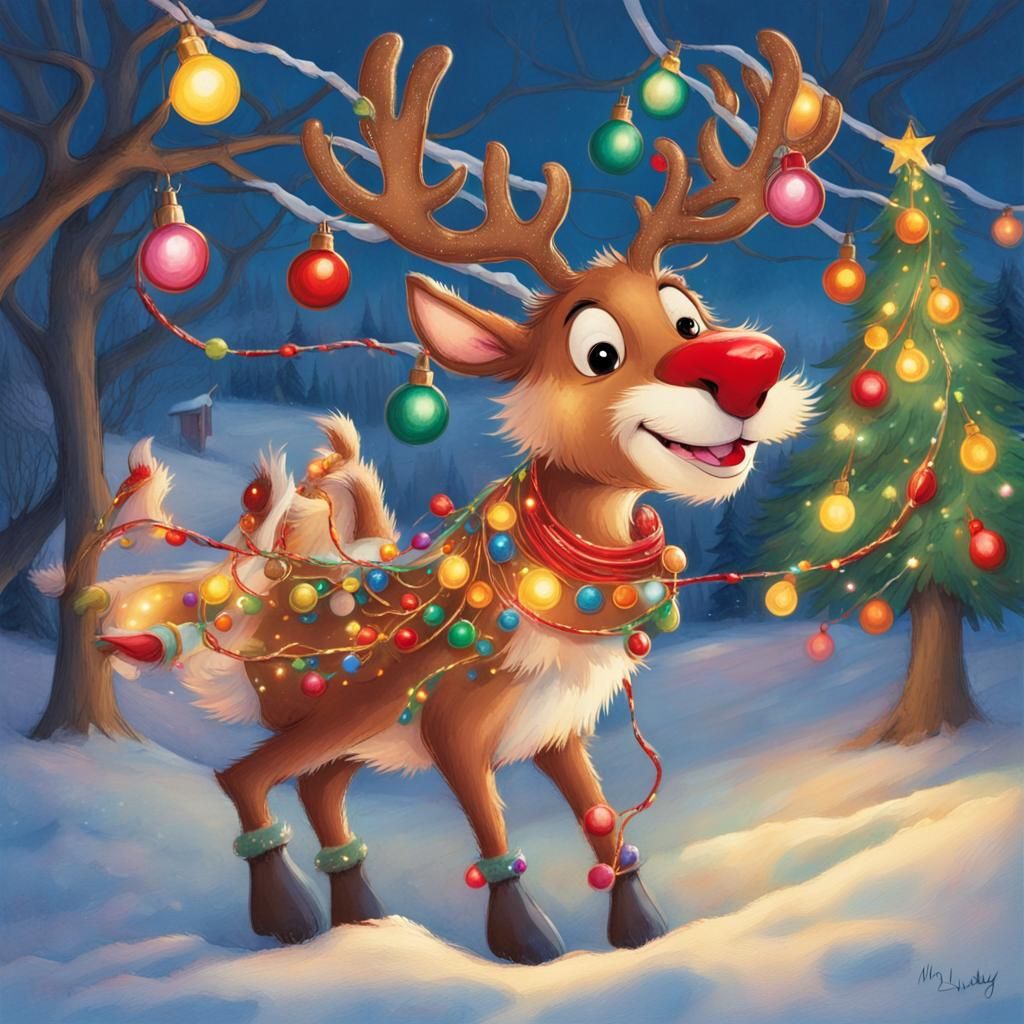 Mischievous Rudolph