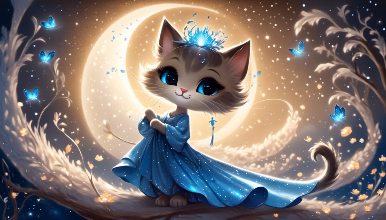 <lora:Glitter and Diamonds:1.0> A captivating scene of a chi...