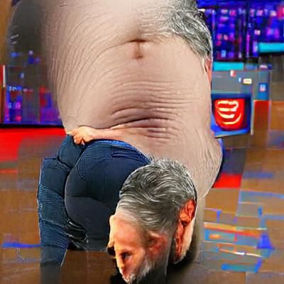 AI Portrait: Exaggerated Jon Stewart