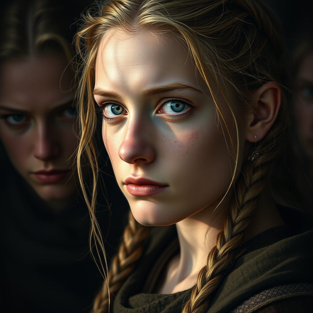 Sofie Weber: Pre-Ritual Protector in Painterly Style