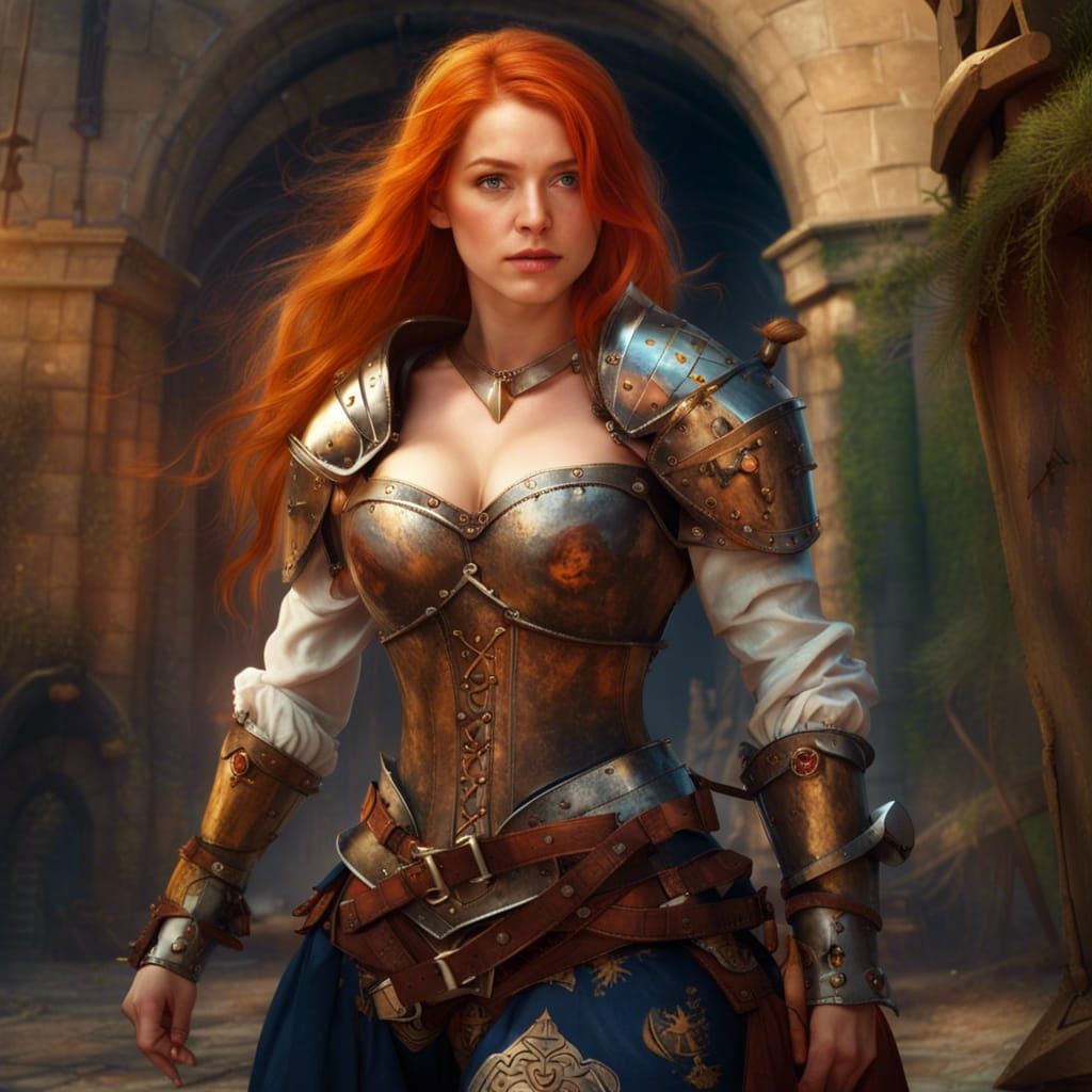 Medieval Knight in Detailed Fantasy Art