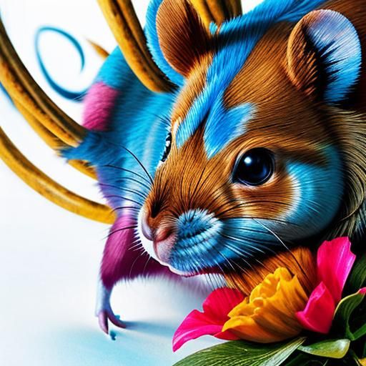 Cute Hamster Generated by AI