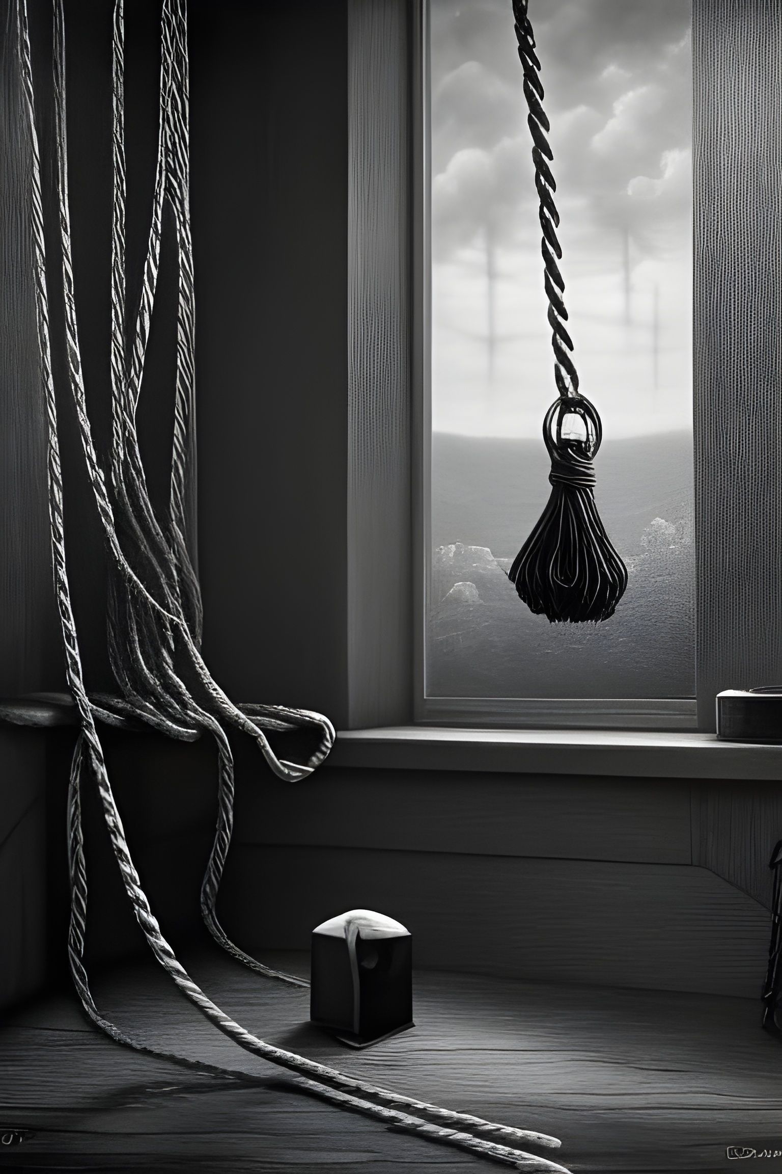 room with ropes