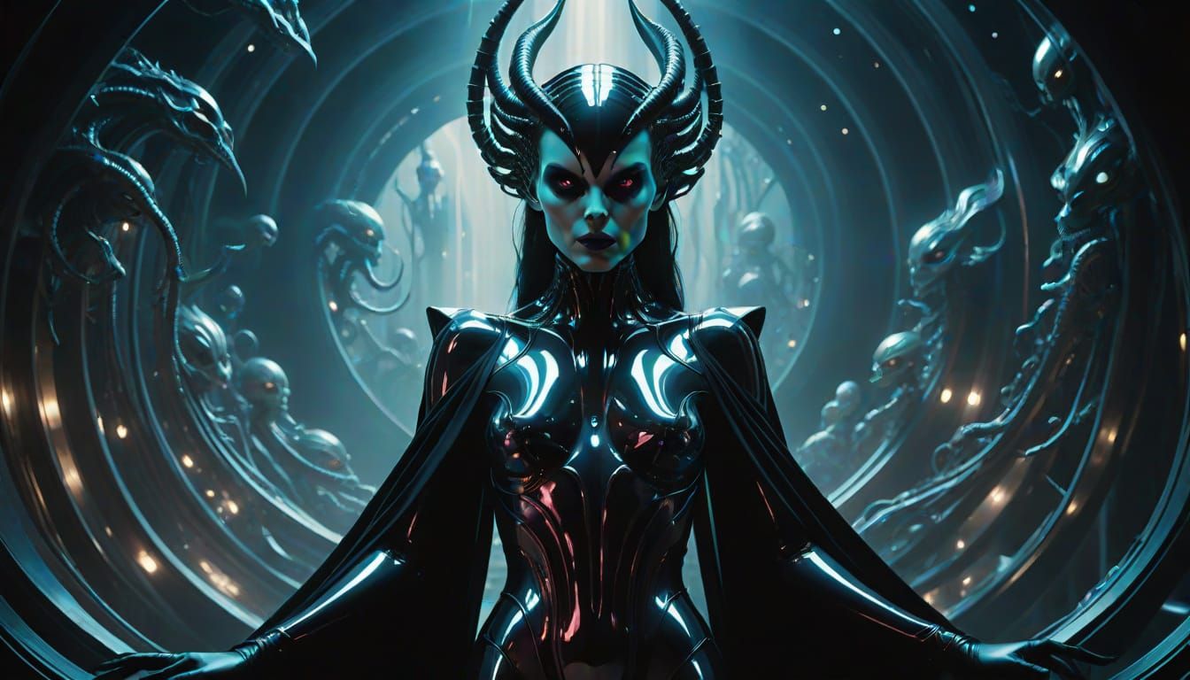 Celestial Beings in Haute Couture Environments