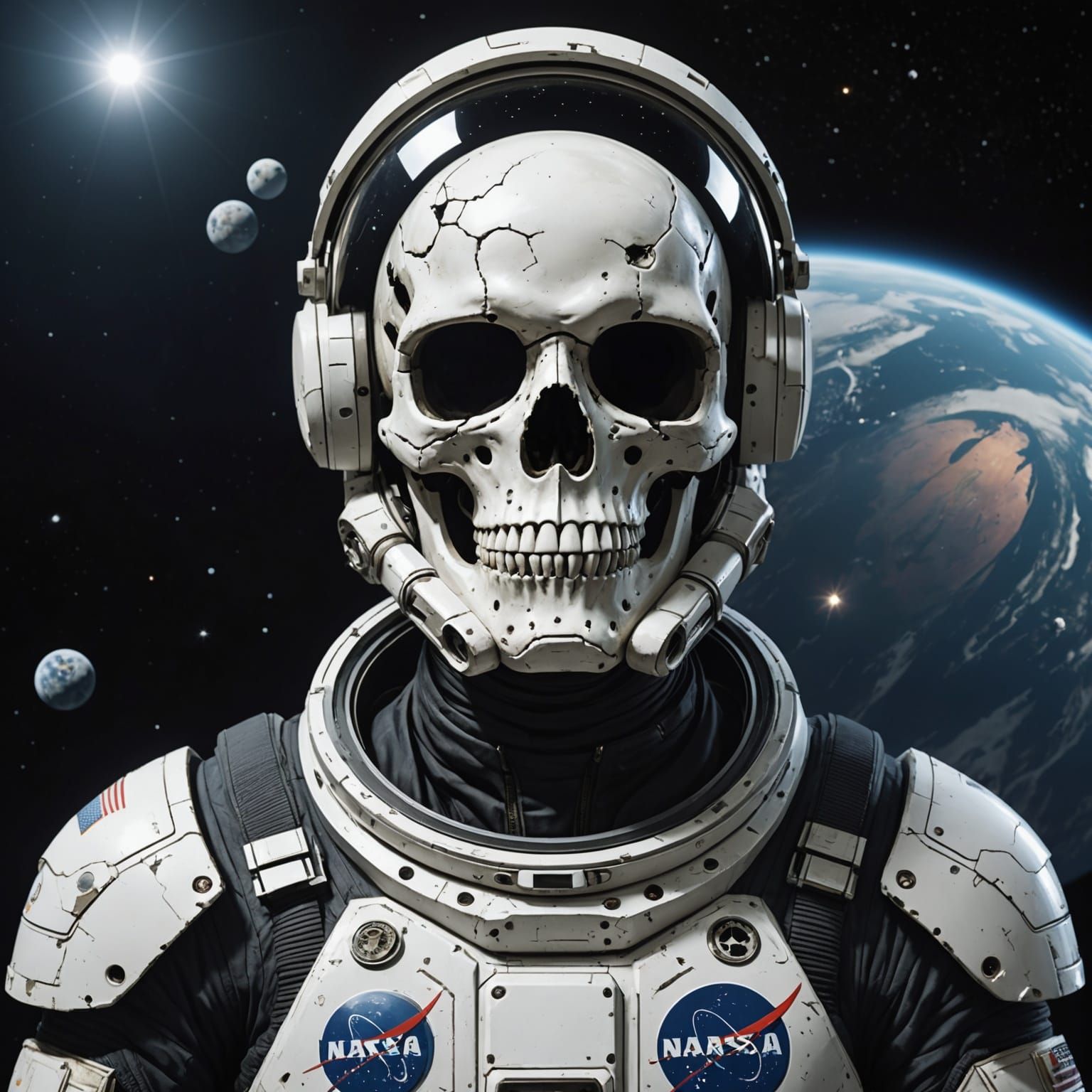 Haunting Image of Abandoned Spacesuit on Airless Planet