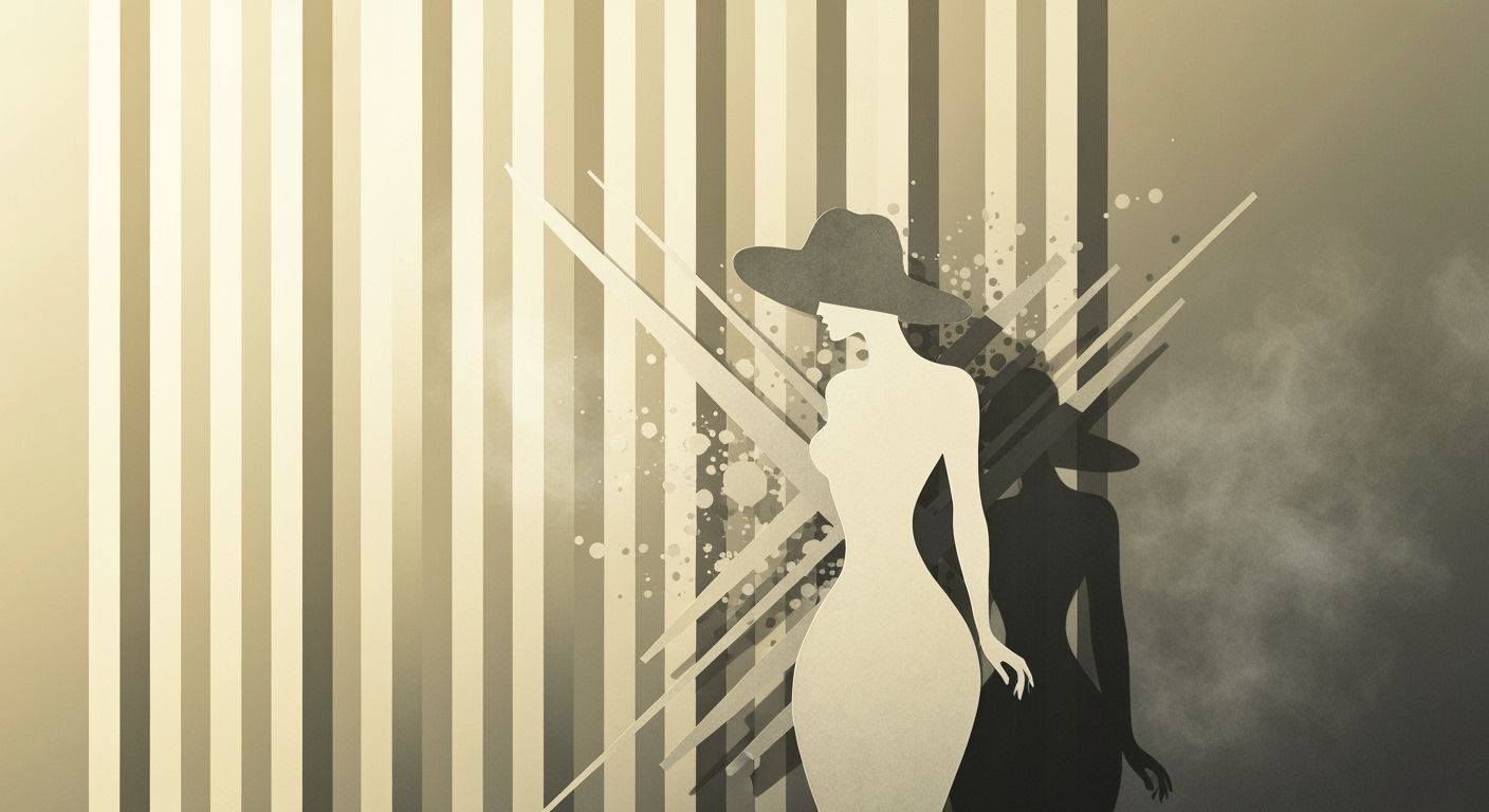 Abstract Gold and Graphite Art with Impacto Technique