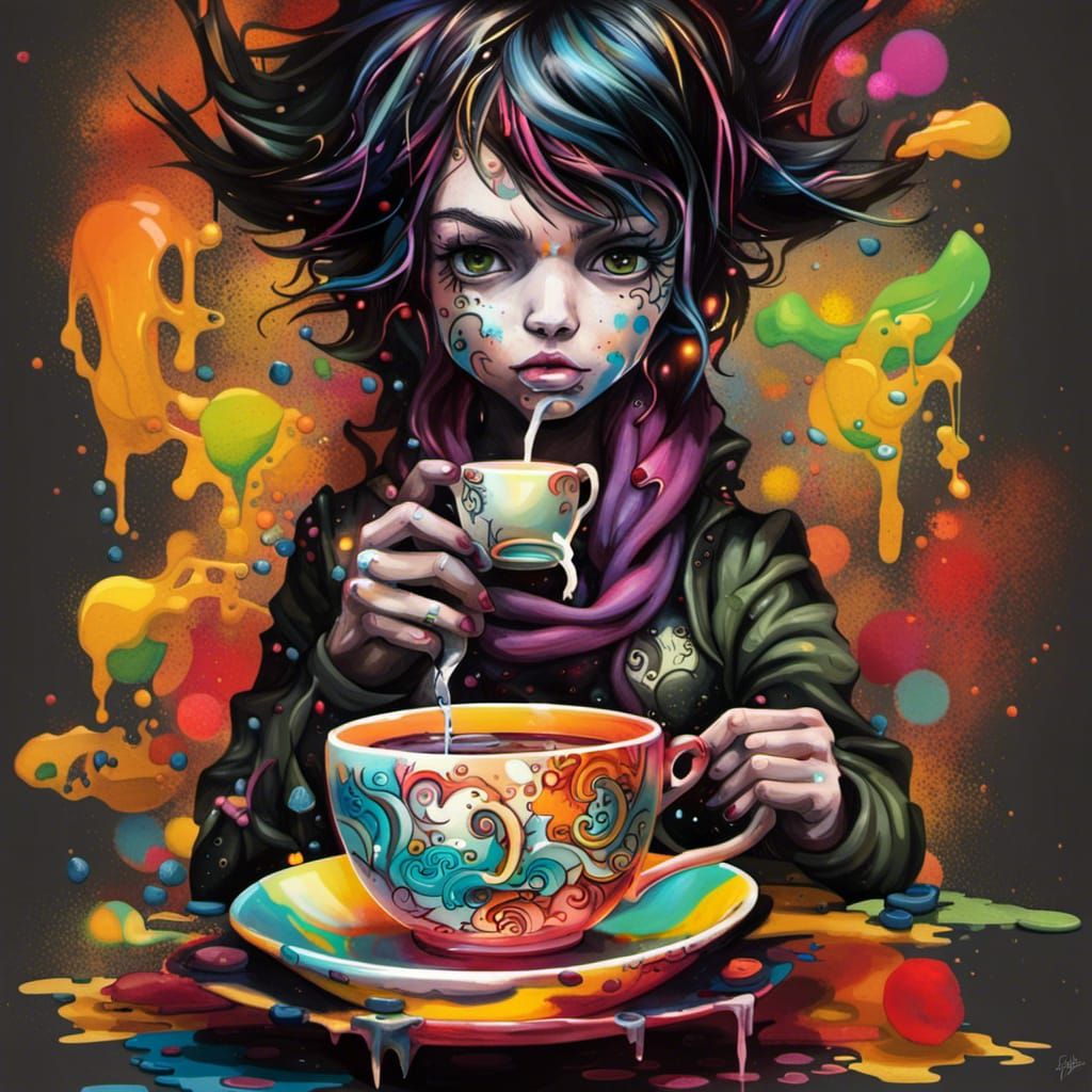 Pixie in Playground: Graffiti Street Art