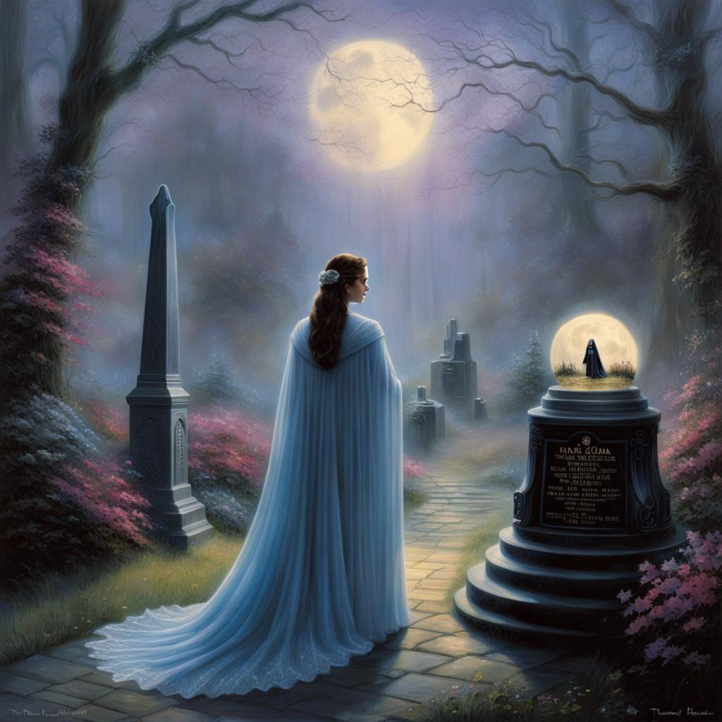 Padme and Darth Vader Ghostly Reunion