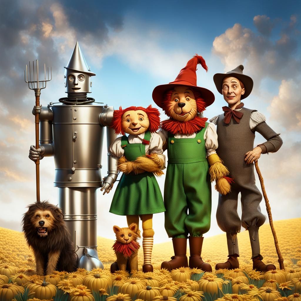 Wizard of Oz Characters: Fantasy Concept Art