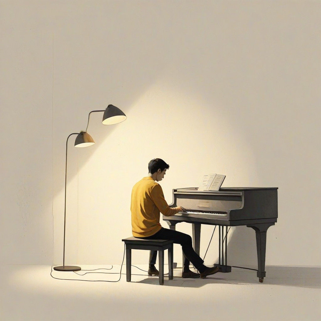 Amateur ink sketch drawing, rough black lines on white paper...