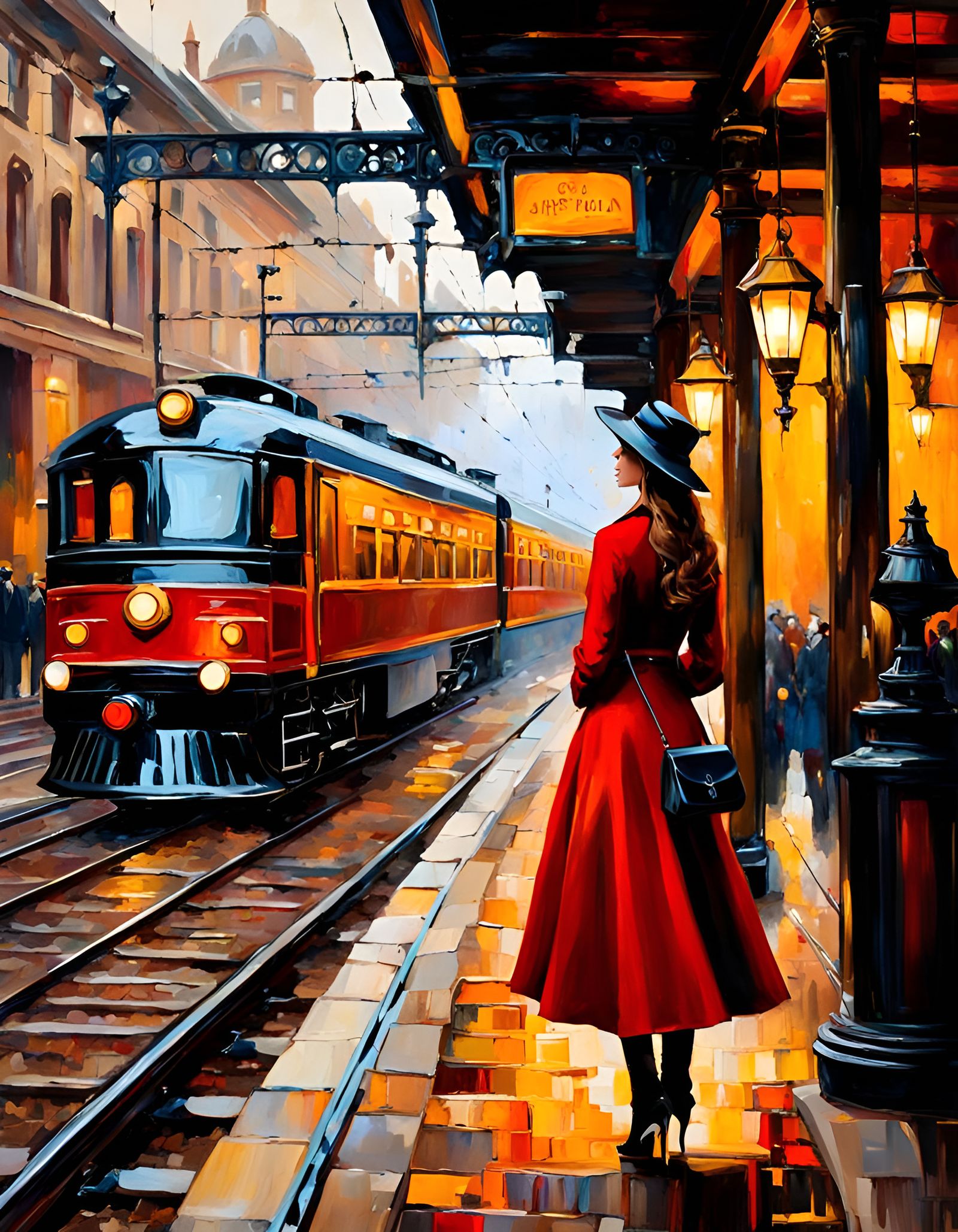 Waiting for the ride to peace & serenity.