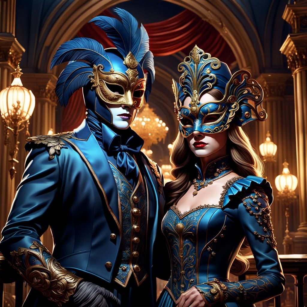 Masquerade at the opera