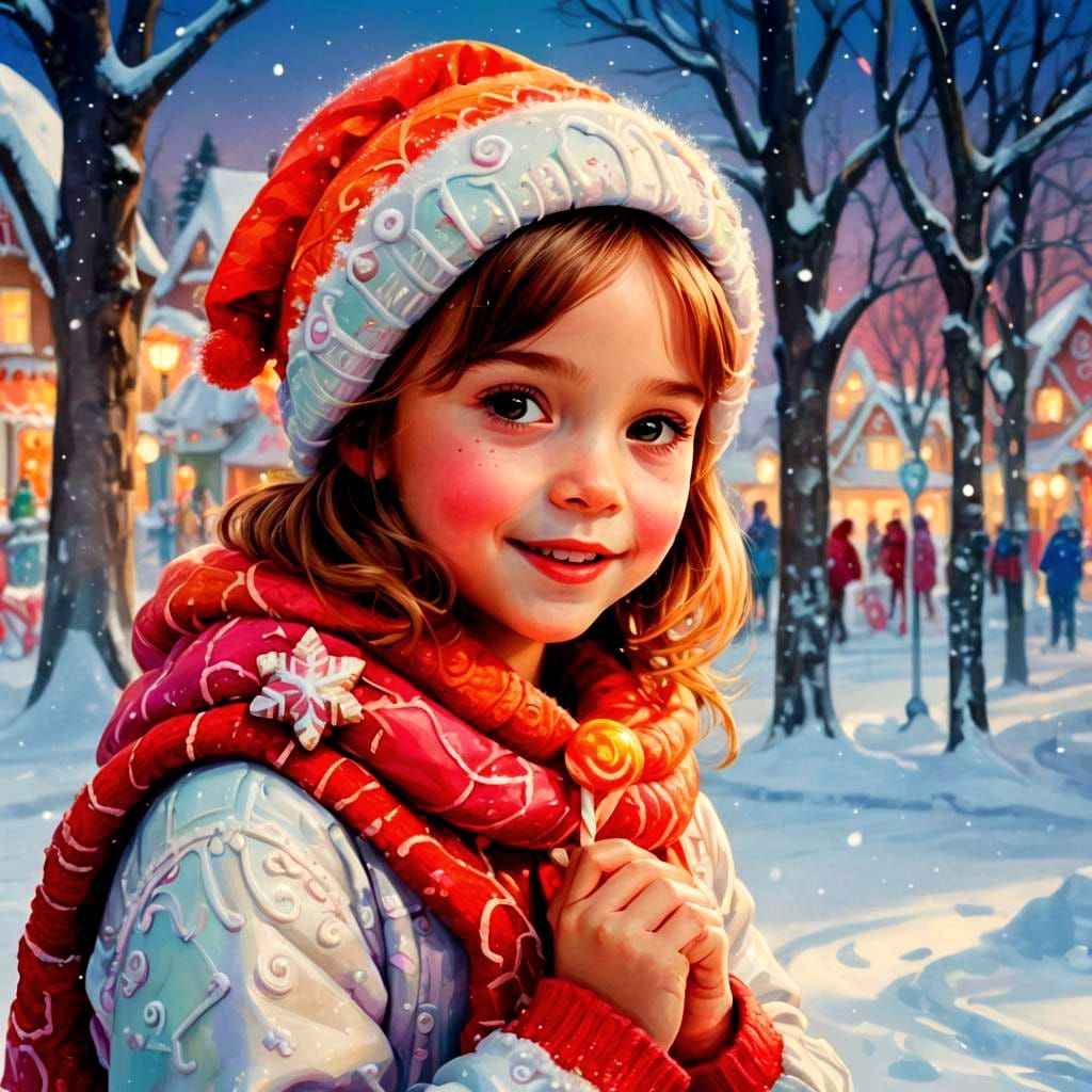 Surreal Candyland Wonder in Hyperrealistic Digital Artistry