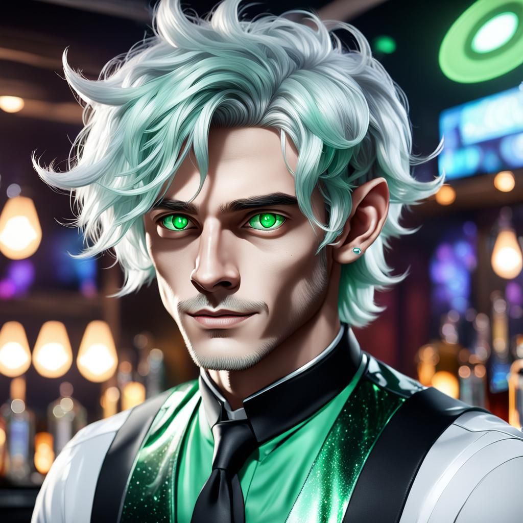 Alien Bartender in Milky Way Nightclub