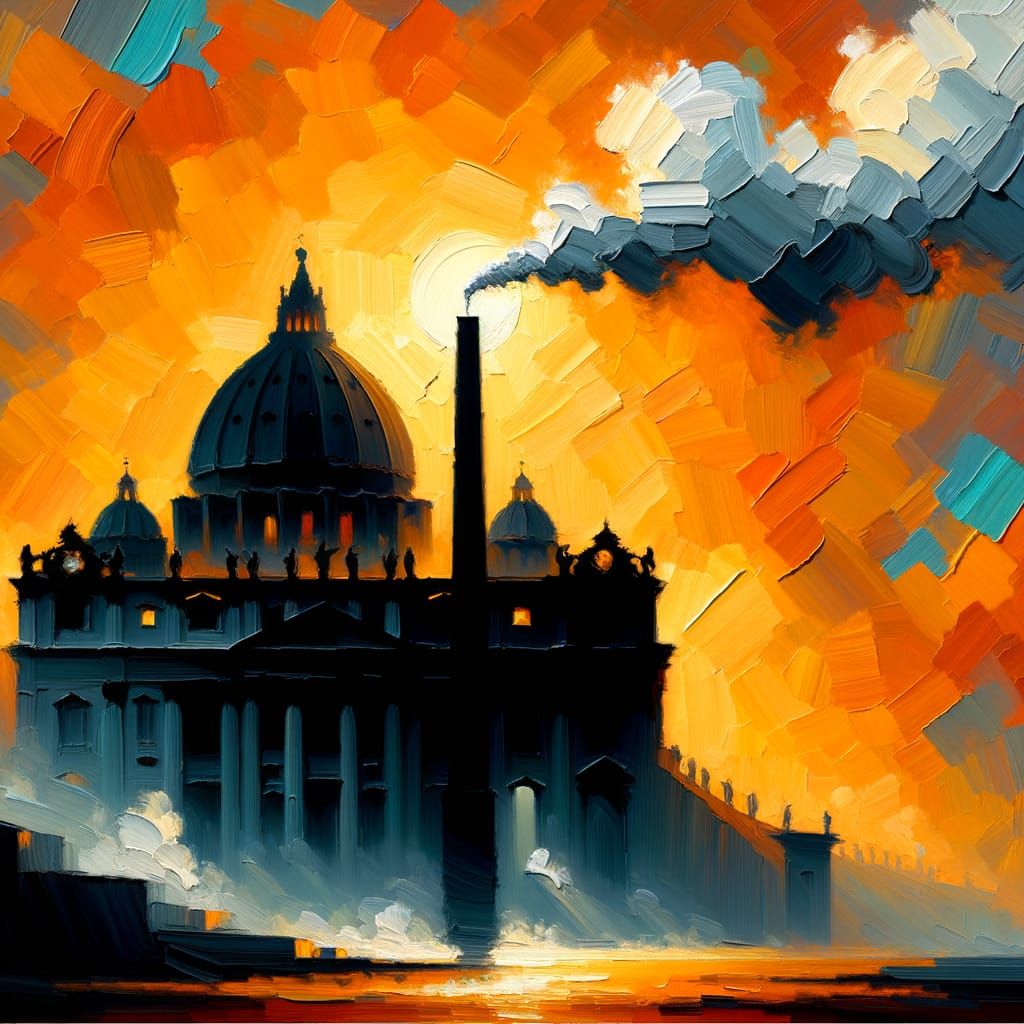 Silhouette Art: The Sistine Chapel