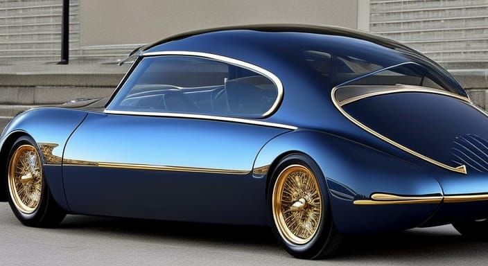 Futuristic Steampunk Car Inspired by Faberge Eggs