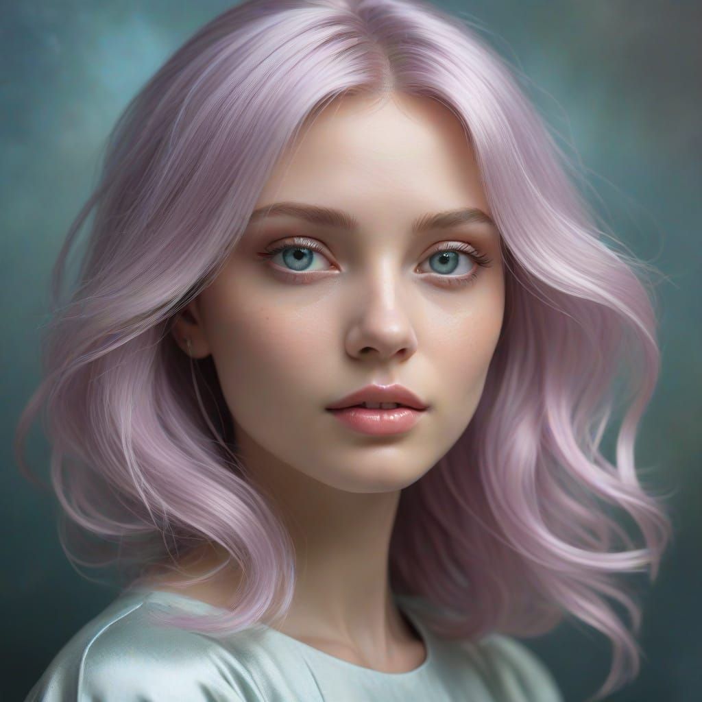 Ethereal New Age Metaphysical Landscape in Muted Tones