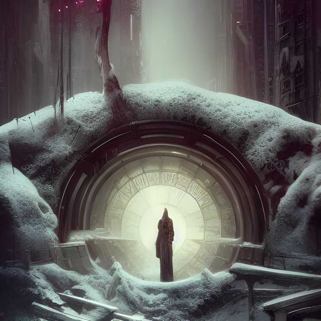 The gate opening.