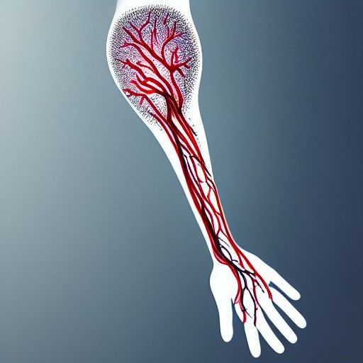 Detailed Cell Inside Artery Illustration
