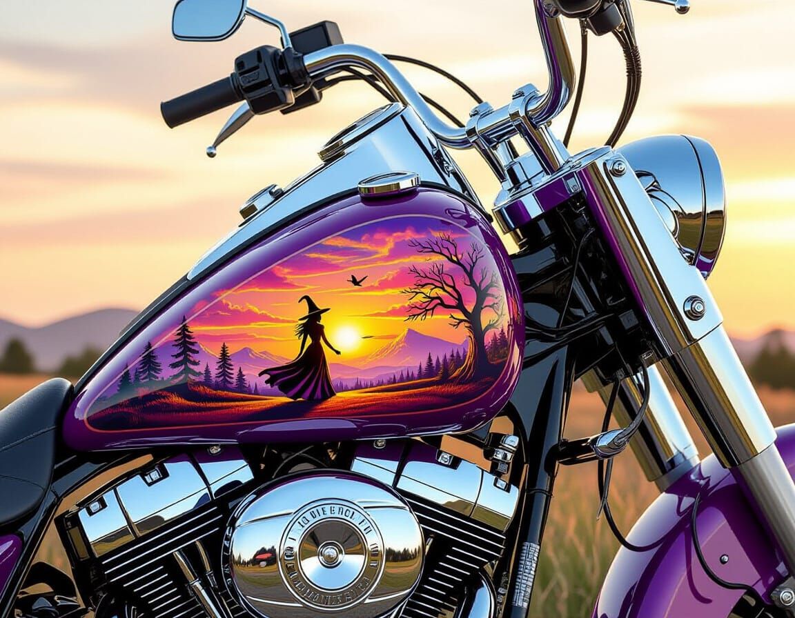 Custom Harley Tank 3