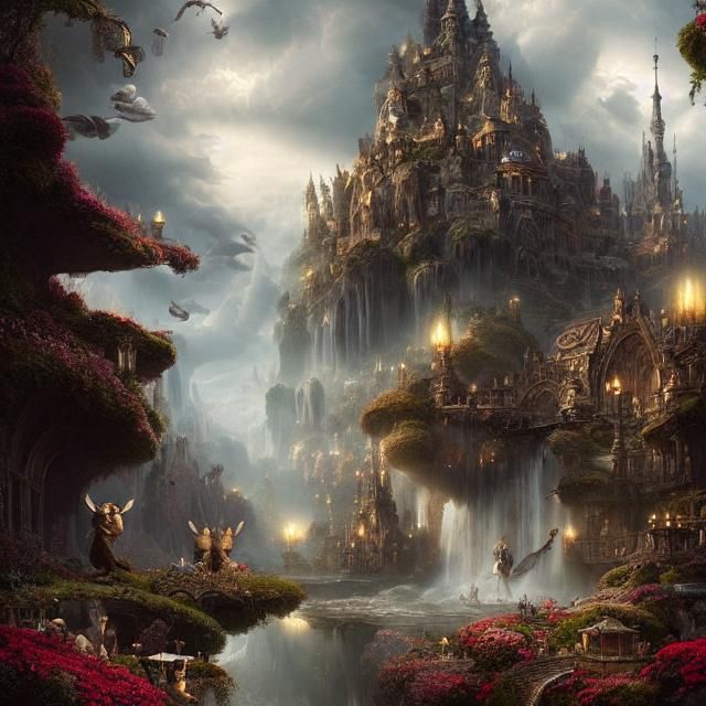 Epic Wonderland: A Digital Matte Painting