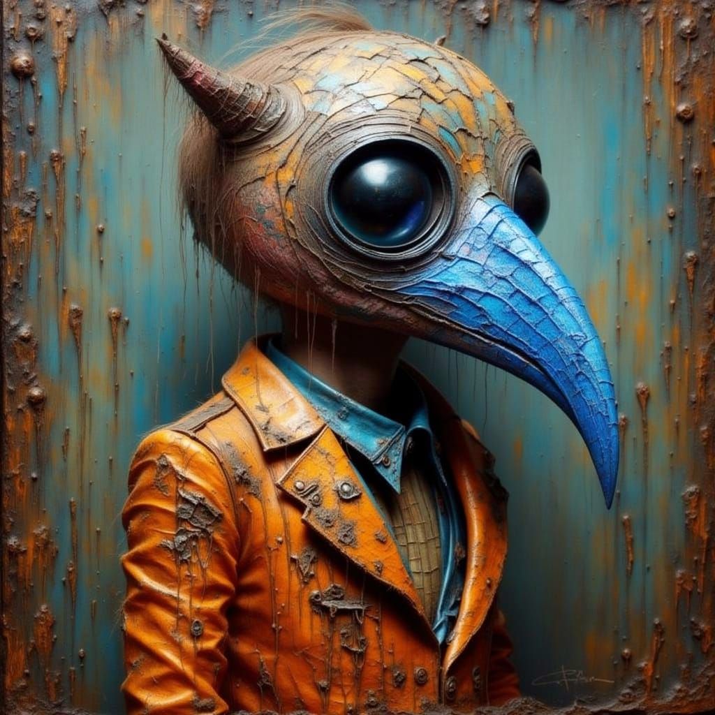 Turnip-Headed Creature in Tattered Suit