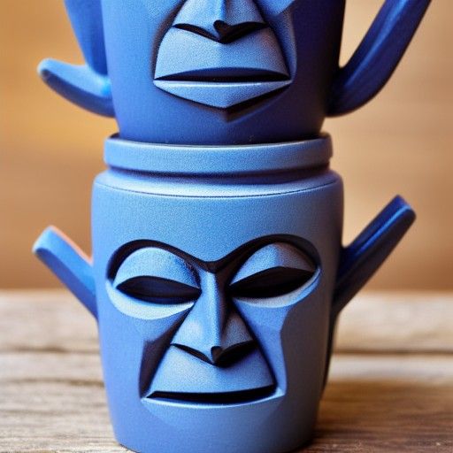 Funky Retro Tiki Mugs: A Vintage Vibe