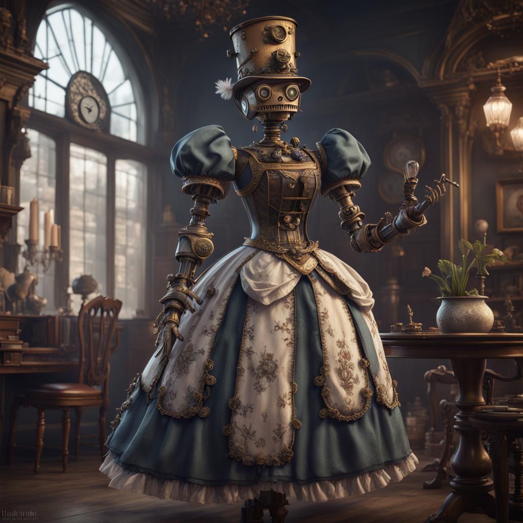 Clockwork Robot as Victorian Maid