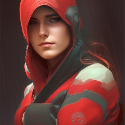 Genderbent Roy Harper Portrait in Artgerm Style