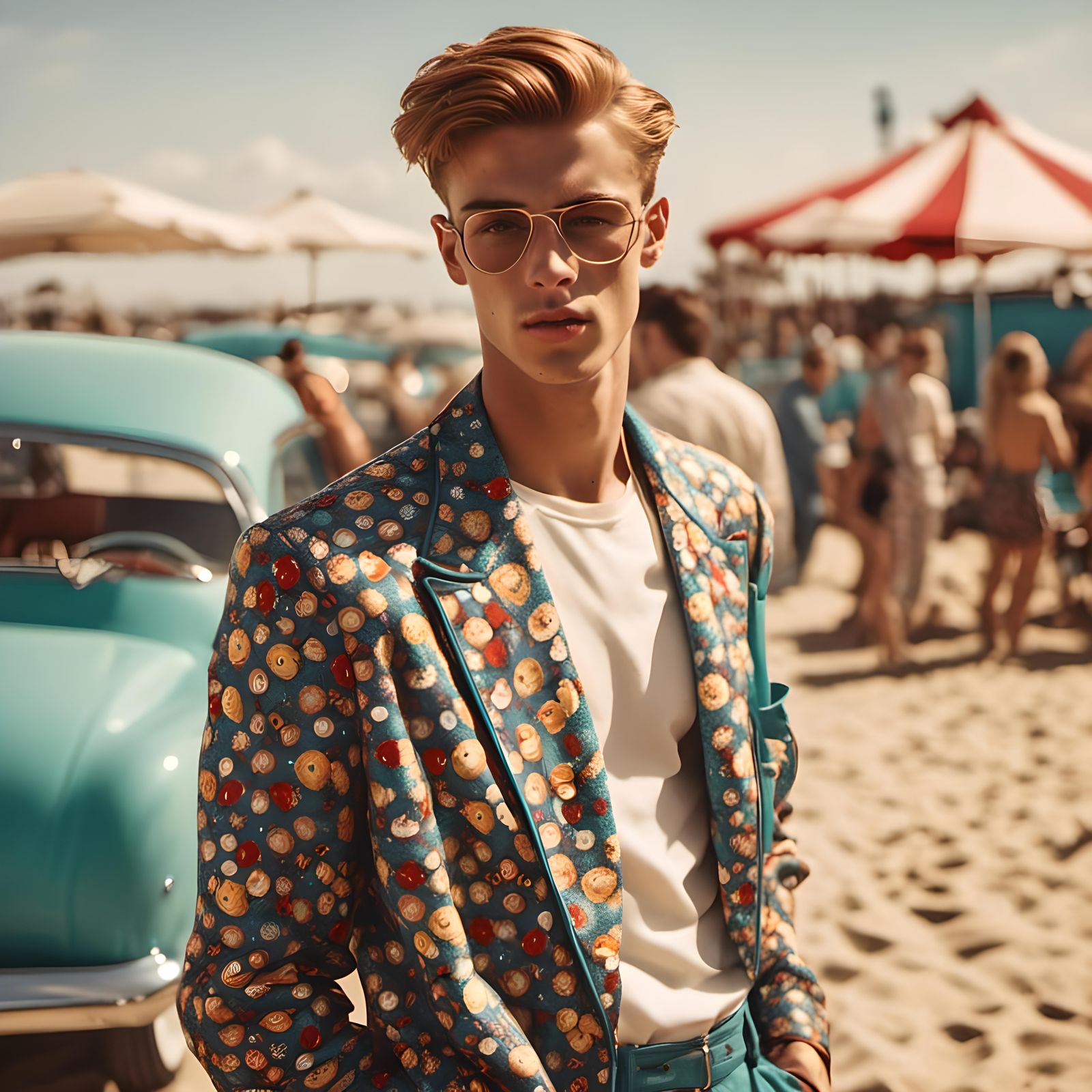 Cosmic Beach Portrait of British Movie Star