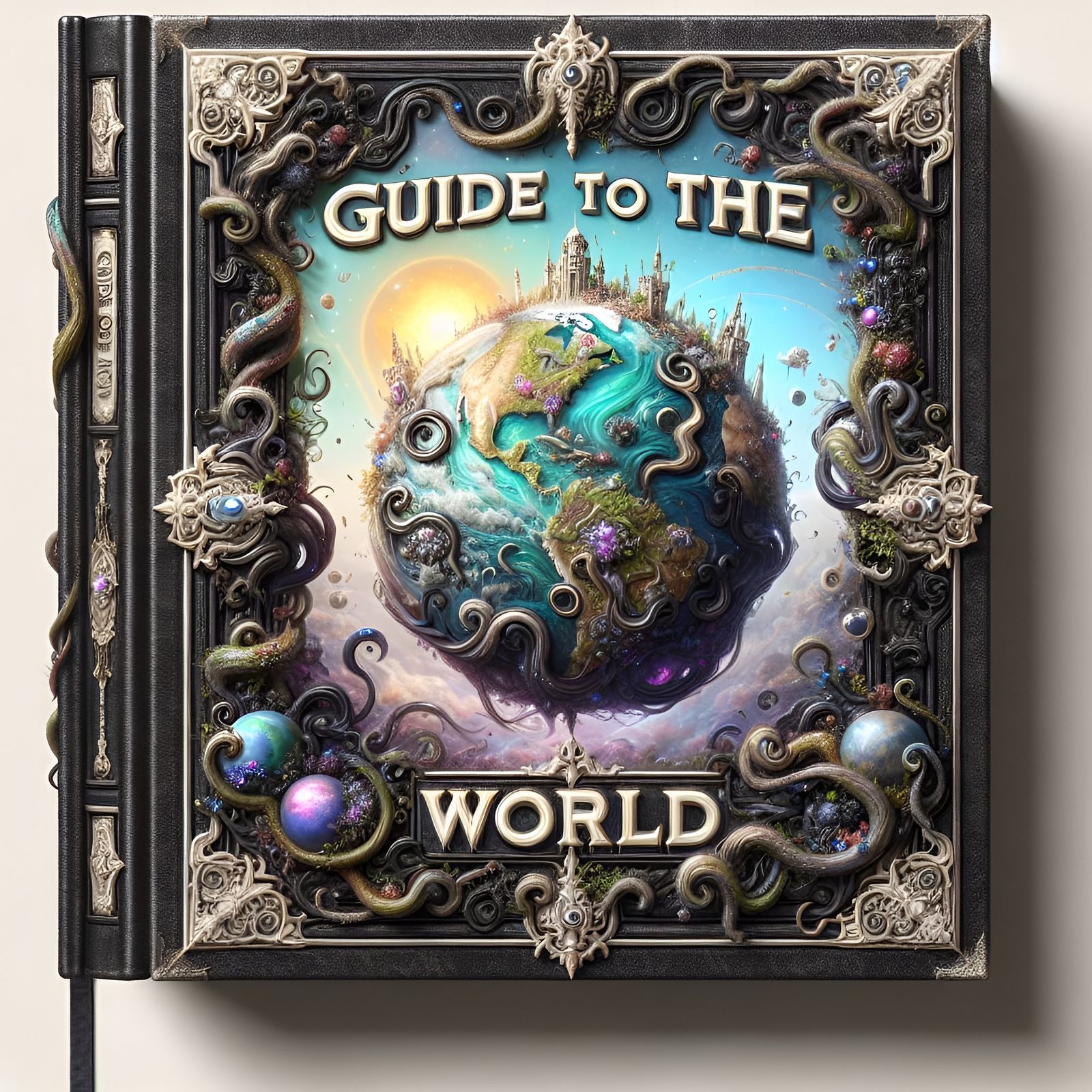 Ornate Book Cover: Guide To The World