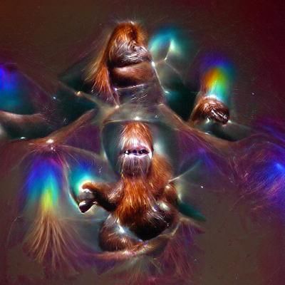 Orangutan Among the Stars: A Cosmic Portrait