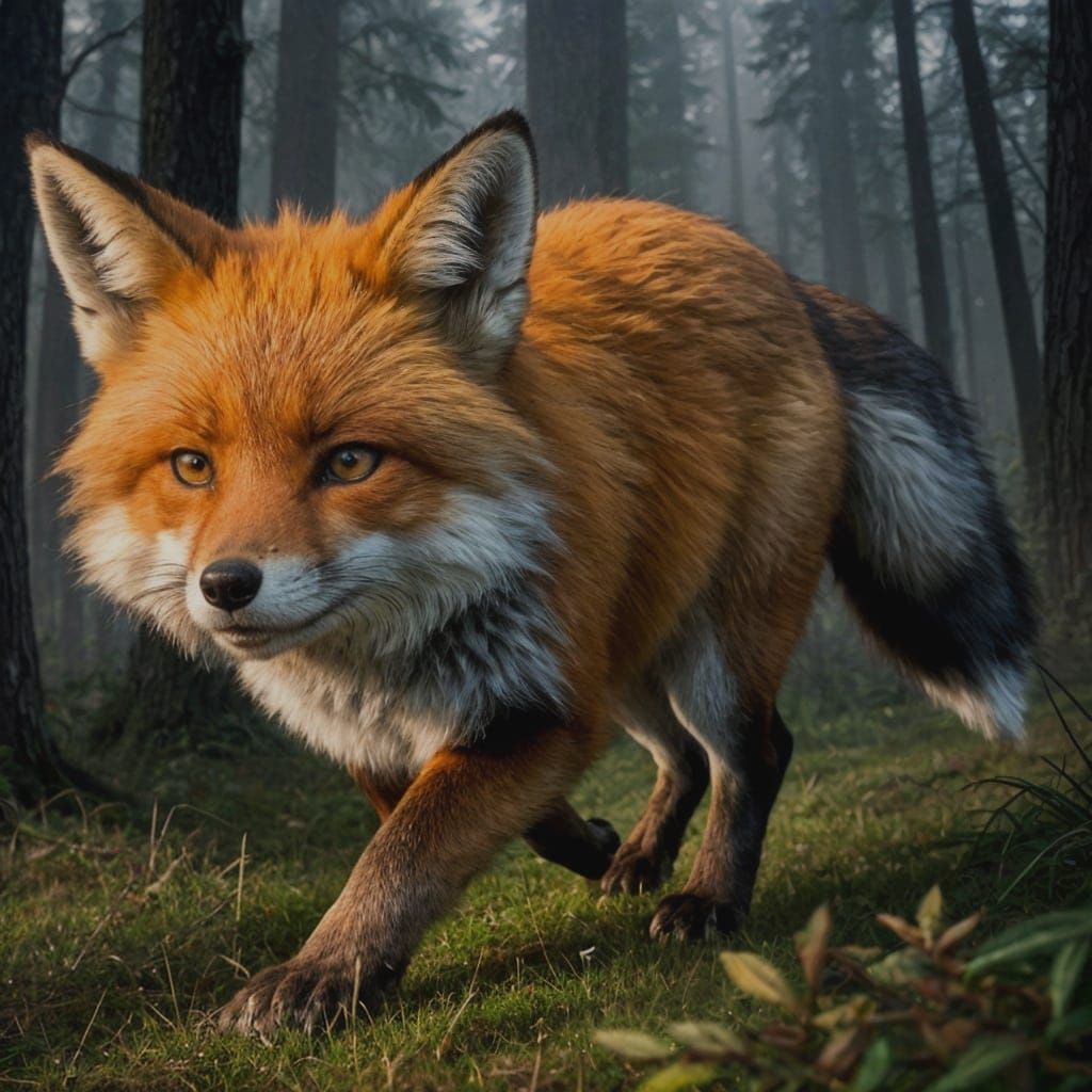 Fox Image Generated by AI