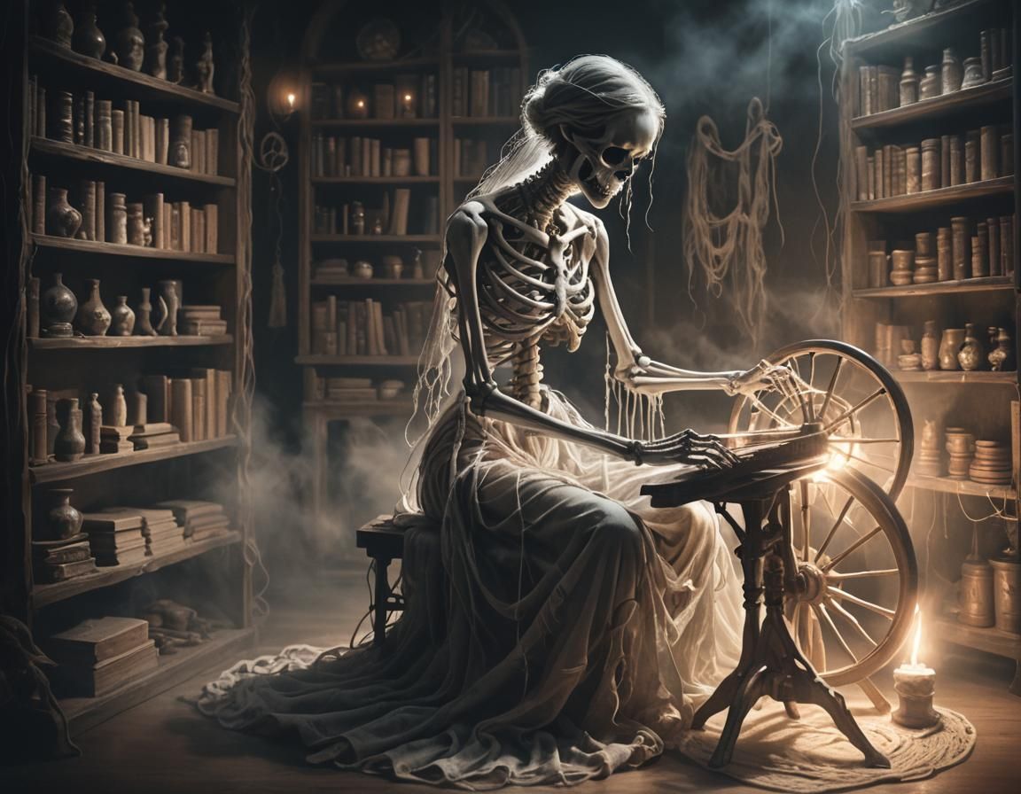 Dark Fantasy Weaver of Souls: Eerie Elegance