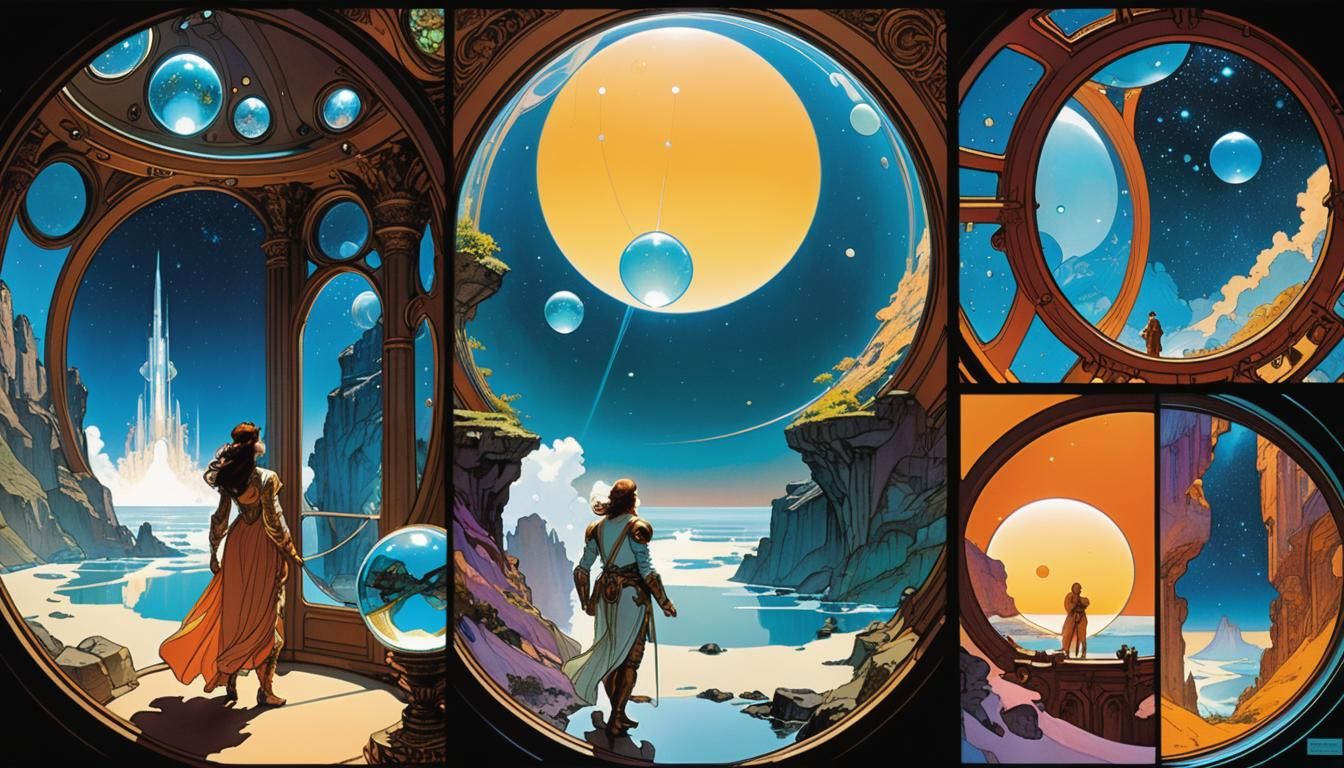 Cosmic Comic Art: A Spacefaring Future