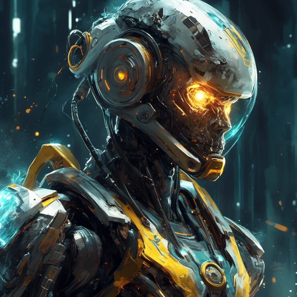 <lora:Crystallized:1.0> Robot Soldier