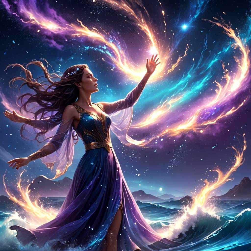 Ocean Magic Powers with Galaxy Visual Effects