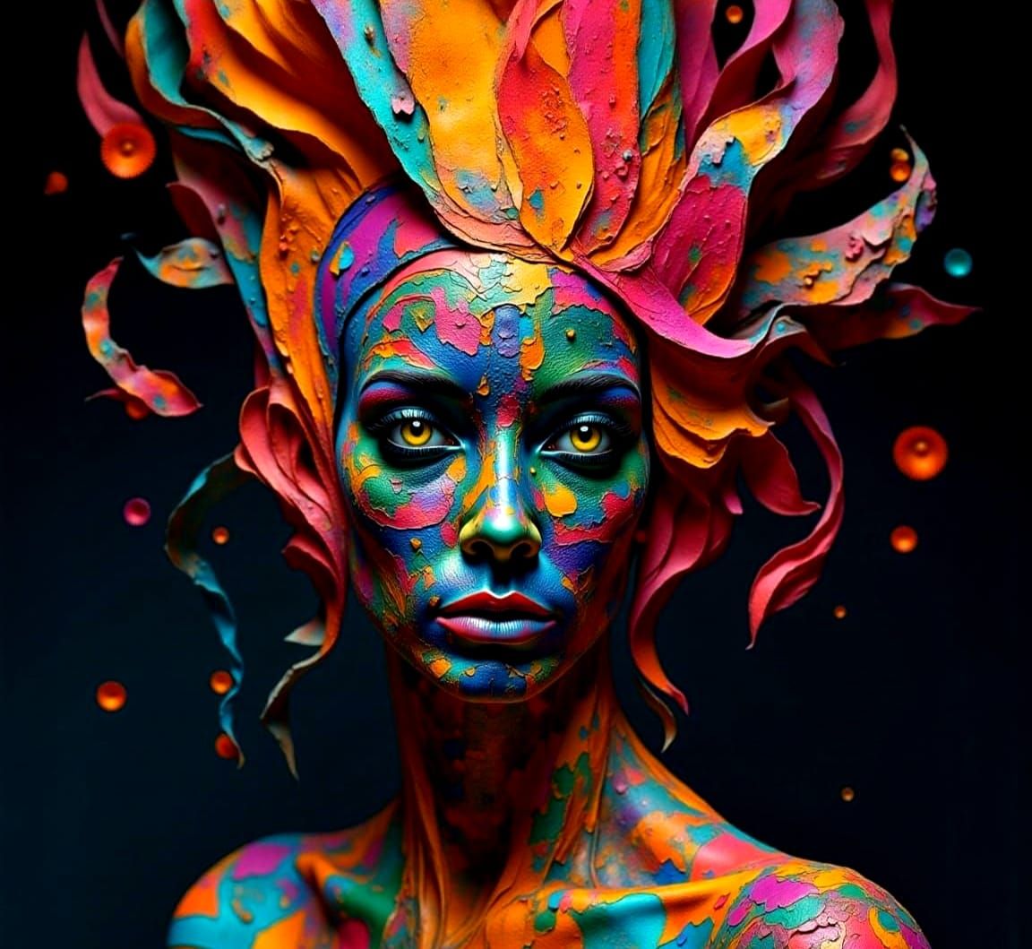 Image of a colored AI-generated illustration