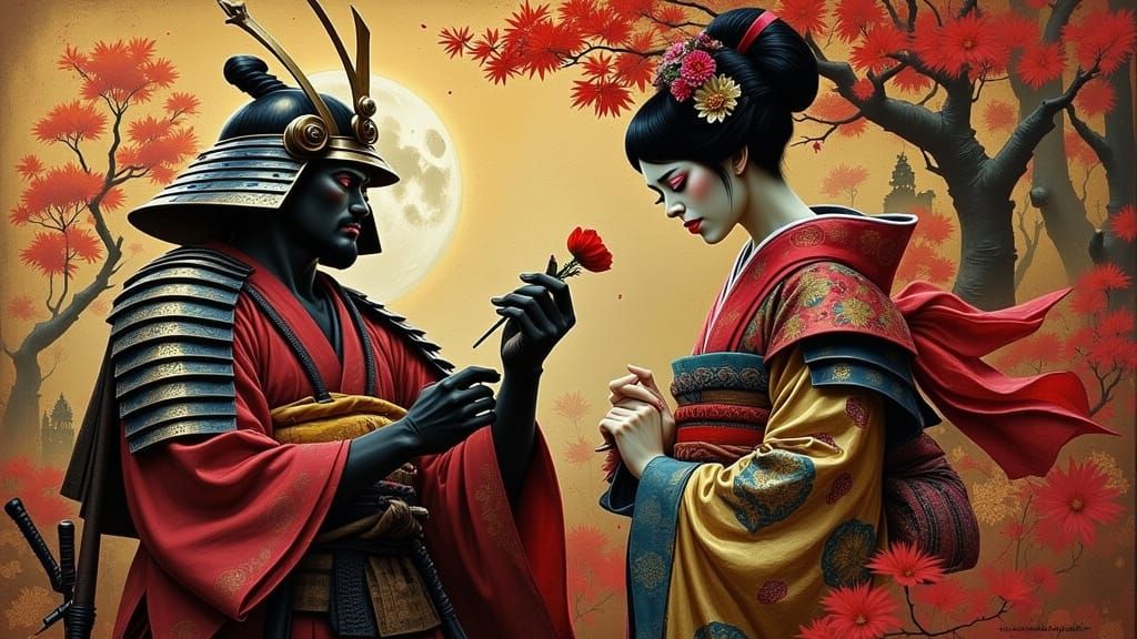 Samurai and Geisha in Ancient Japan