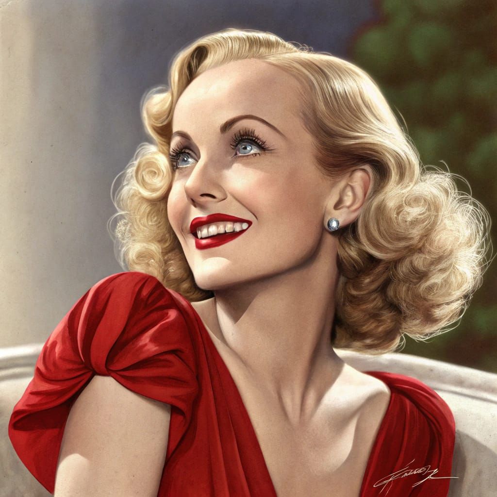Classic Portrait of Carole Lombard