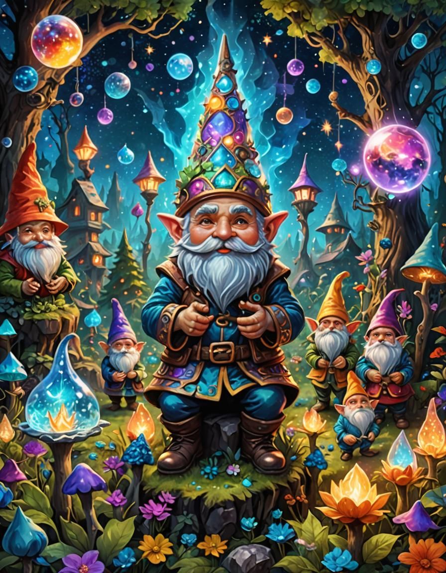 Gnomes and Fey in a Magical World