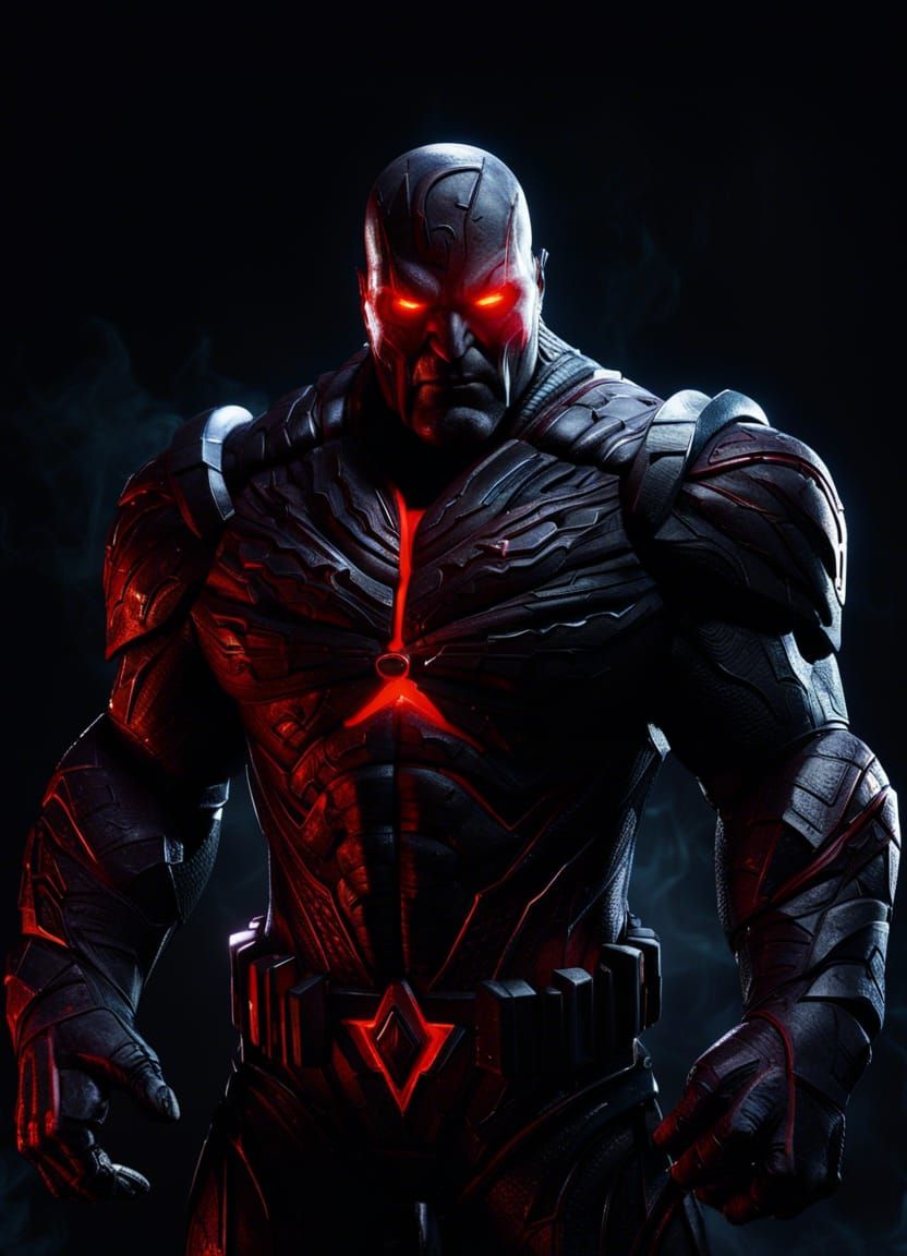Hyperdetailed Darkseid Portrait in 3D Rendering