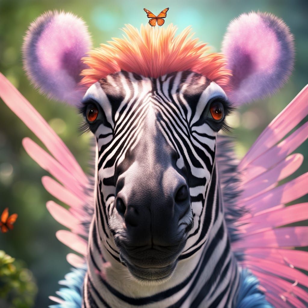 Zebralogo Butterfly Flamingo Hybrid