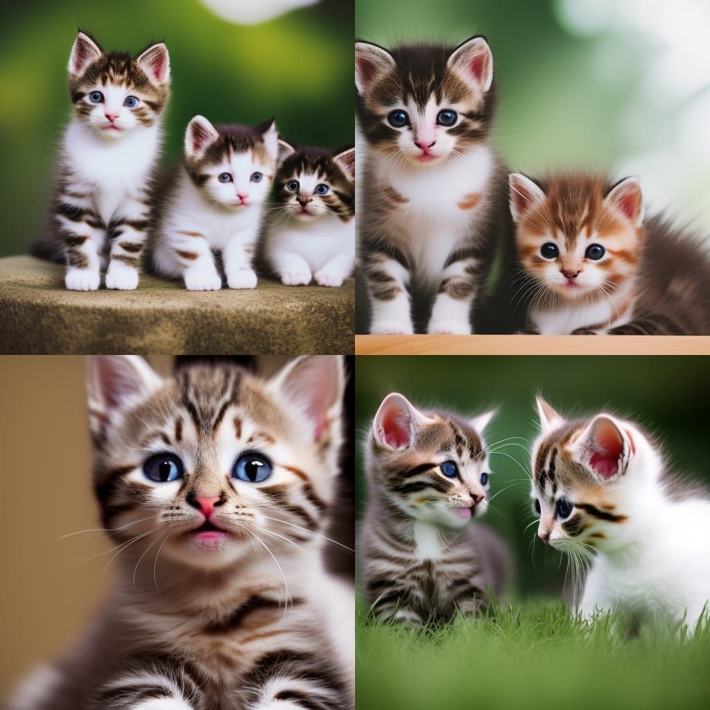 Cute Kittens in Natural Light: Professional Photography