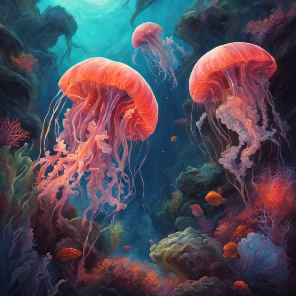 Jellys and coral