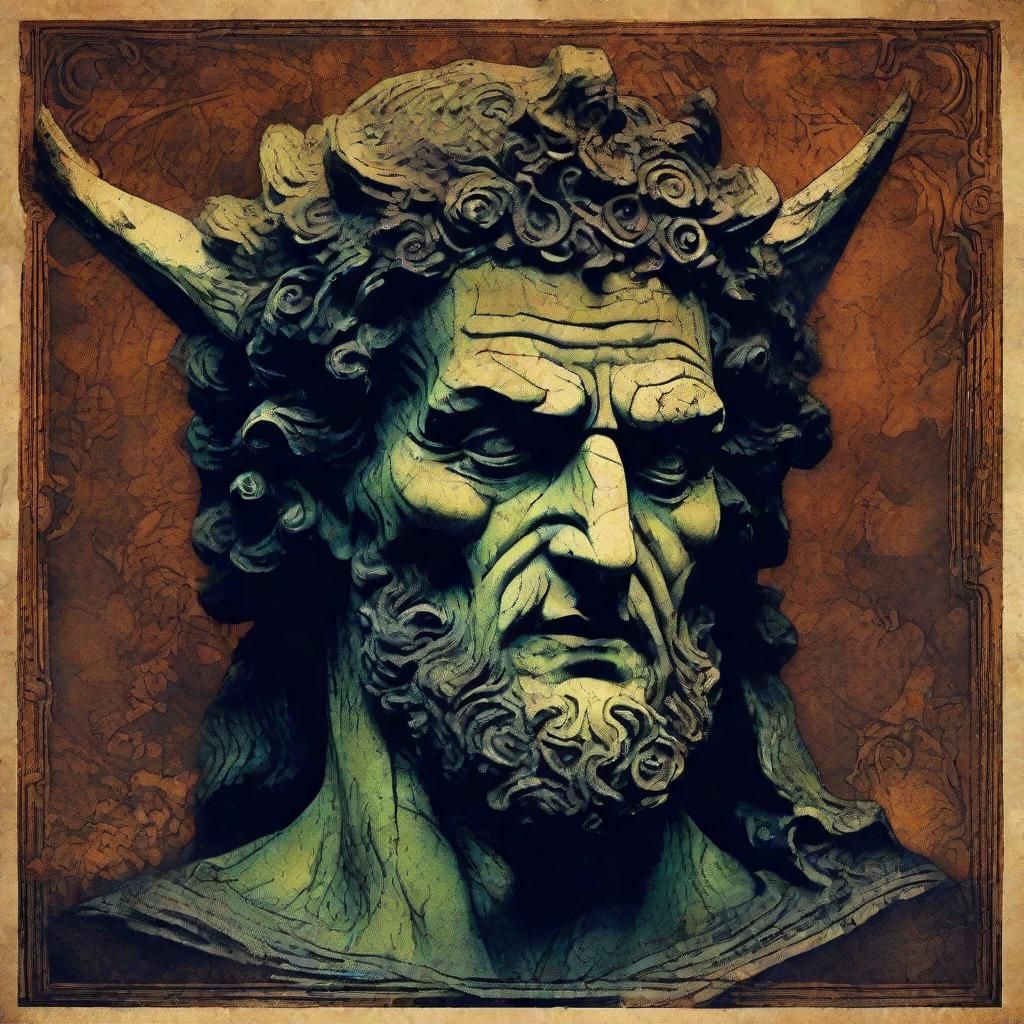 Hades Underworld Illustration in Dimensional Impressionism