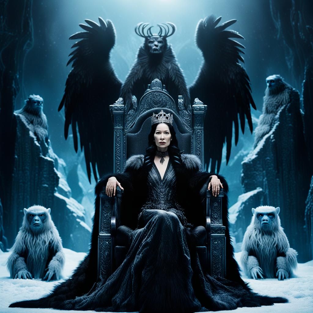 Antarctic Queen: Lucy Liu on Beryl Throne