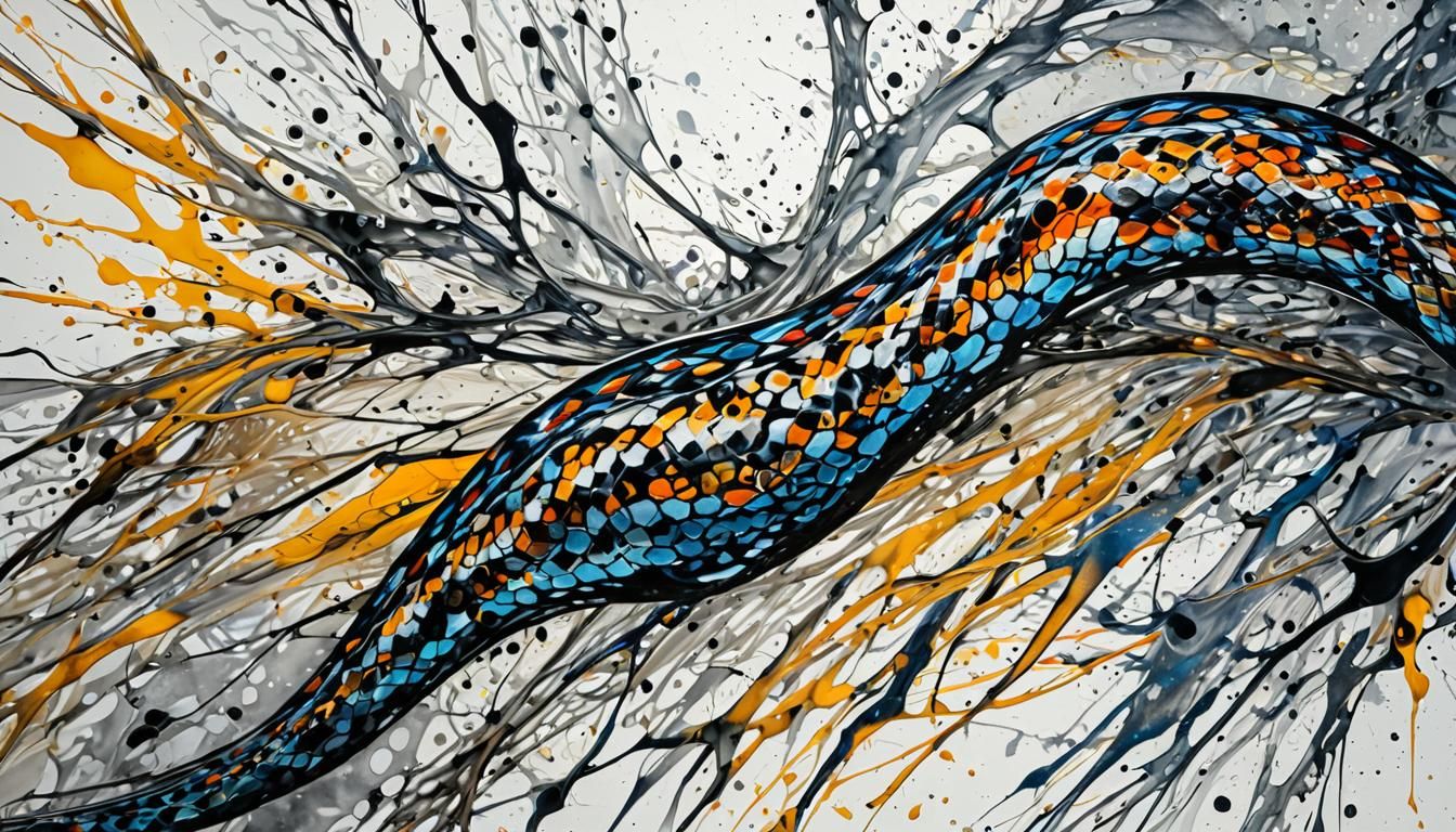 Glass Tiger in Quantum Equilibrium: Abstract Expressionism